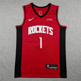 2025 ROCKETS THOMPSON #1 red Top Quality Hot Pressing NBA Jersey