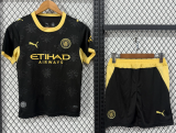 2026-27 Kids Manchester City away black soccer  jersey