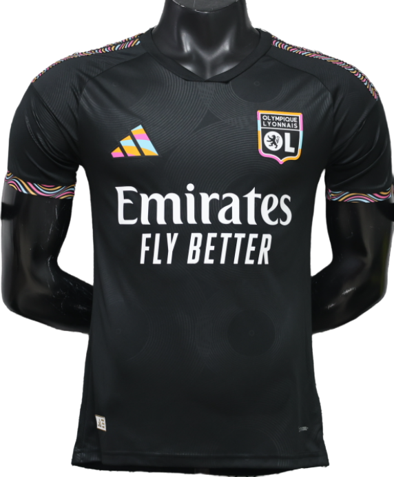 2026-27 Lyon third away black Player Version Soccer Jersey