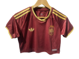 2026-27 Spain Home Women Cheerleader Shirt (have two stars ⭐⭐)