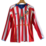 2004-2005 Manchester United Home Long Sleeve Retro Soccer Jersey