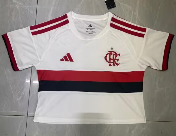 2026-27 Women Flamengo away white Cheerleader Shirt