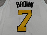 2026 CELTICS BROWN #7 City Edition Top Quality Hot Pressing Retro NBA Jersey