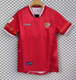 2003-2004 Mens Sevilla away red Retro Soccer Jersey