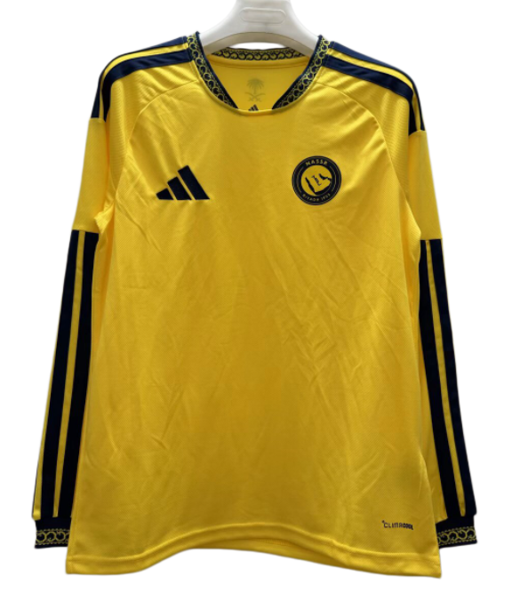 2026-27 AL-Nassr Home yellow Long Sleeve Soccer Jersey