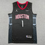 2025 ROCKETS THOMPSON #1 black Top Quality Hot Pressing NBA Jersey