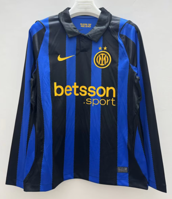 2026-27 Inter Milan Home Long Sleeve Soccer Jersey