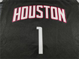 2025 ROCKETS THOMPSON #1 black Top Quality Hot Pressing NBA Jersey