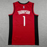 2025 ROCKETS THOMPSON #1 red Top Quality Hot Pressing NBA Jersey