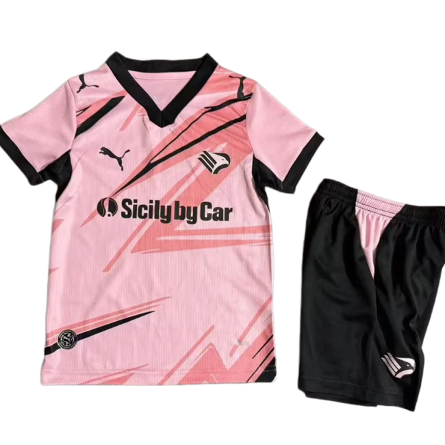 2026-27 Kids Palermo F.C. home pink  soccer jersey