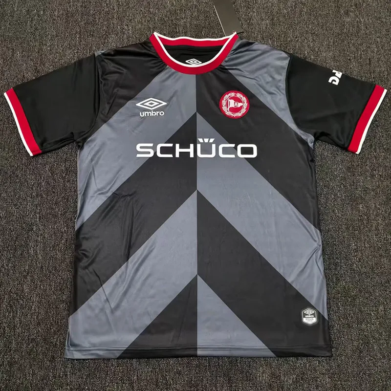 2026-27 Mens Bielefeld away black gray soccer jersey