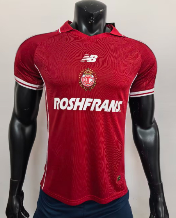 2026-27 Mens Toluca home red Player version Soccer Jersey