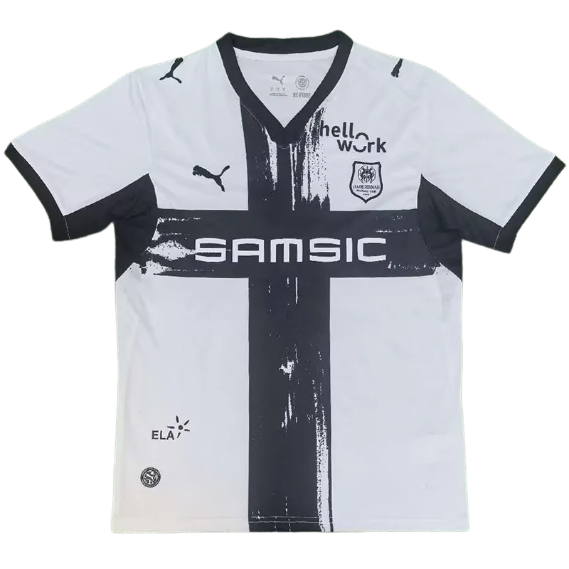 2026-27 Stade Rennais away white Fan Version Soccer Jersey