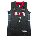 2025-26 Rockets DURANT #7 Black Top Quality Hot Pressing NBA Jersey