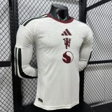 2026-27 Manchester United third away Long Sleeve Player Version Soccer Jersey
