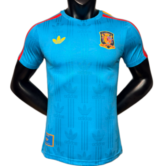 2026-27 Mens Spain Sky Blue Player version Training shirts
