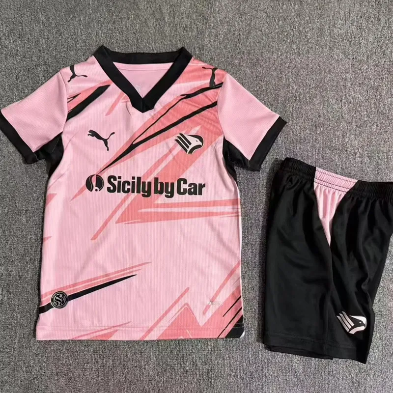 2026-27 Kids Palermo F.C. home pink  soccer jersey