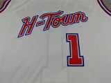 2025-26 ROCKETS THOMPSON #1 White City Edition Top Quality Hot Pressing NBA Jersey
