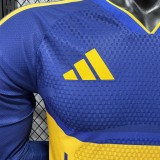 2026-27 Boca Juniors home Player version long sleeve soccer Jersey