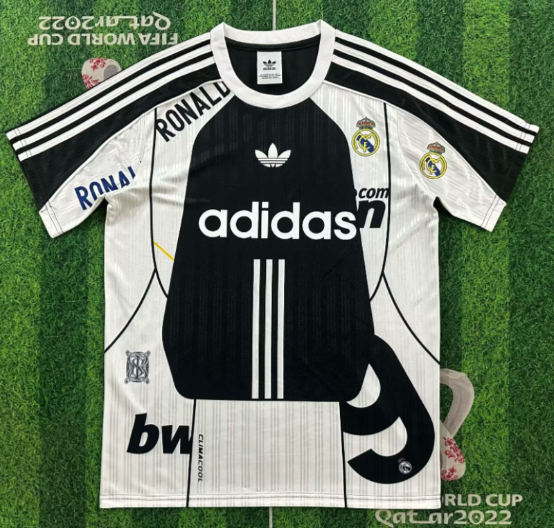 2026-27 Real Madrid AD Special Edition Black White Training Shirts