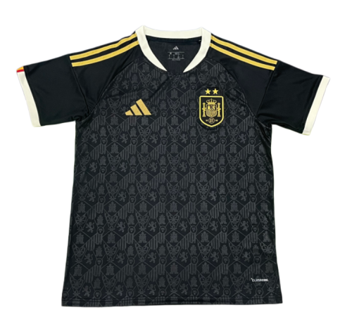 2026-27 Spain Special Edition black soccer Jersey（Have two star ⭐⭐）