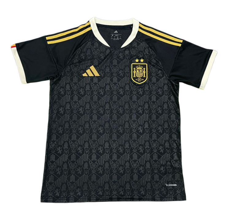 2026-27 Spain Special Edition black soccer Jersey（Have two star ⭐⭐）