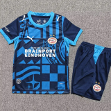 2026-27 Kids PSV Eindhoven third away blue soccer jersey