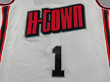 2025-26 ROCKETS THOMPSON #1 White City Edition Top Quality Hot Pressing NBA Jersey