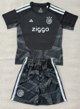2026-27 Kids  Ajax goalkeeper black soccer  jersey