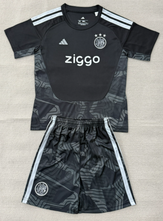 2026-27 Kids  Ajax goalkeeper black soccer  jersey