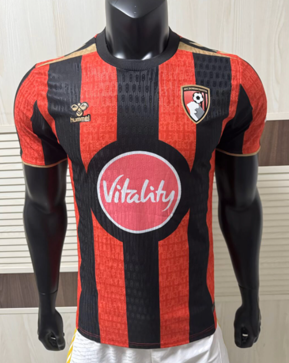 2026-27 Mens Bournemouth Home red black Player version  Soccer Jersey