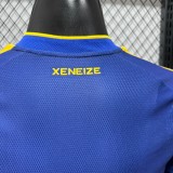 2026-27 Boca Juniors home Player version long sleeve soccer Jersey
