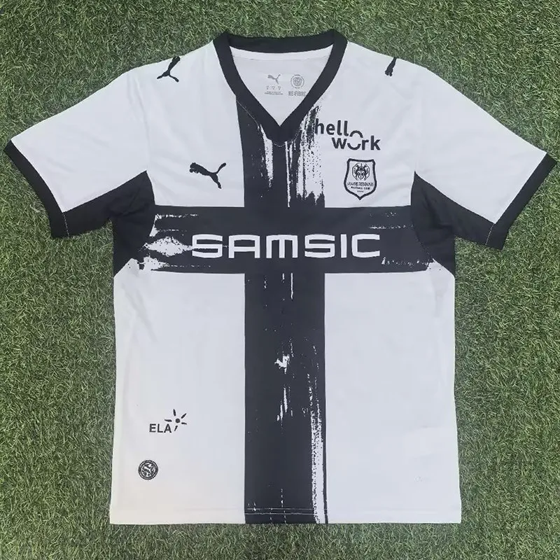 2026-27 Stade Rennais away white Fan Version Soccer Jersey