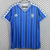 1985-1987 Mens Cardiff City Home blue Retro Soccer Jersey