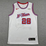 2025-26 ROCKETS SENGUN #28 White City Edition Top Quality Hot Pressing NBA Jersey