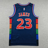 2026-27 76ERS JAMES #23 Navy Blue City Edition Top Quality Hot Pressing Retro NBA Jersey
