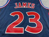2026-27 76ERS JAMES #23 Navy Blue City Edition Top Quality Hot Pressing Retro NBA Jersey
