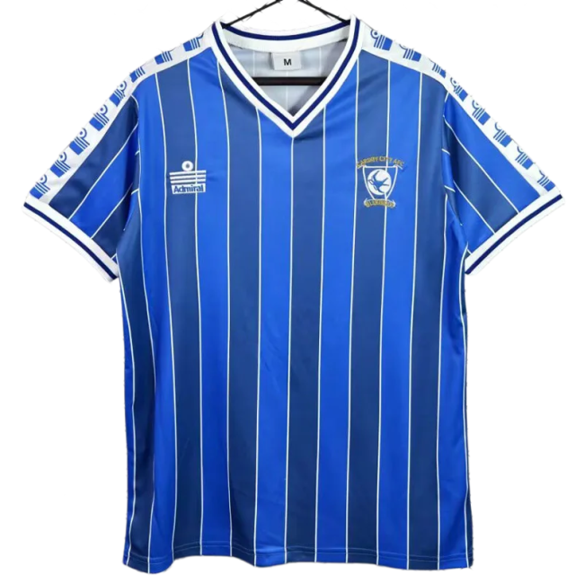 1985-1987 Mens Cardiff City Home blue Retro Soccer Jersey