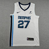 2026-27 Grizzlies BOOZER #27 white Top Quality Hot Pressing NBA Jersey