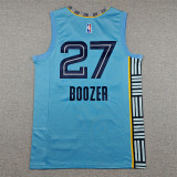 2026-27 Grizzlies BOOZER #27 light blue Top Quality Hot Pressing NBA Jersey
