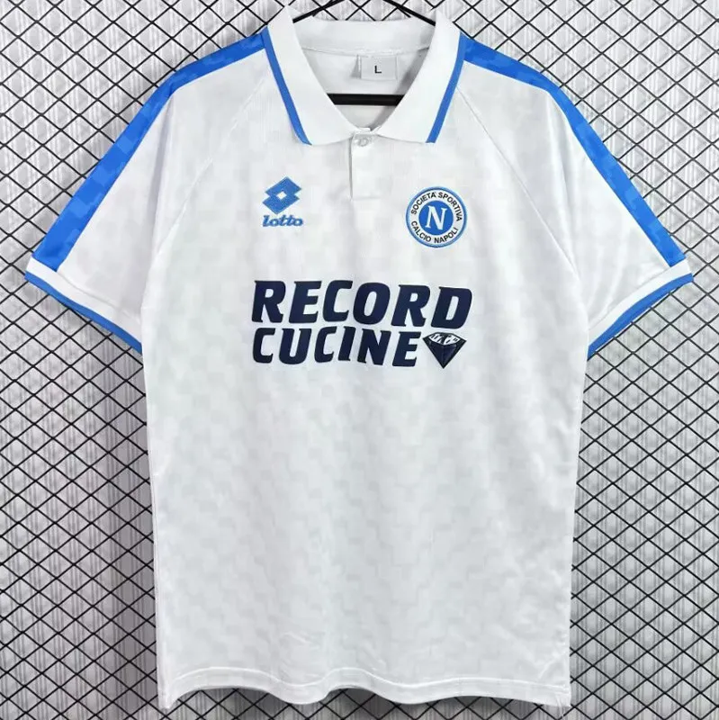 1995-1996 Napoli away white Retro Soccer Jersey