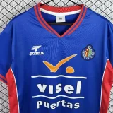 1999-2000 Mens Getafe home blue Retro Soccer Jersey