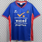 1999-2000 Mens Getafe home blue Retro Soccer Jersey