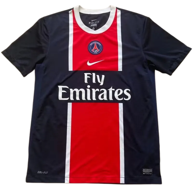 2011-2012 Mens PSG Home black Retro Soccer Jersey