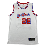 2025-26 ROCKETS SENGUN #28 White City Edition Top Quality Hot Pressing NBA Jersey