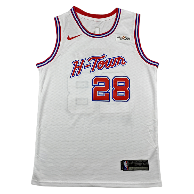 2025-26 ROCKETS SENGUN #28 White City Edition Top Quality Hot Pressing NBA Jersey