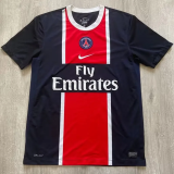 2011-2012 Mens PSG Home black Retro Soccer Jersey
