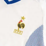2002 France away white Retro Soccer Jersey