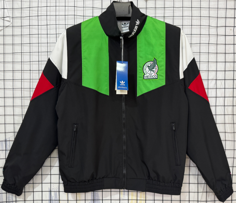 2026-27 Mens Mexico black windbreaker