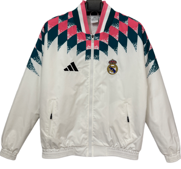 2026-27 Mens Real Madrid white Windbreaker